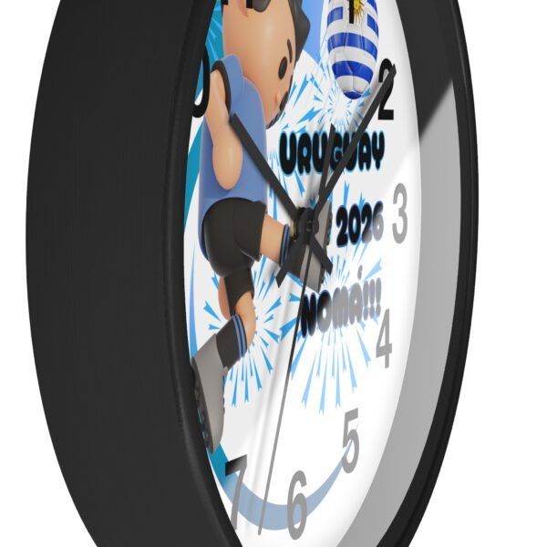 Uruguay Soccer Wall Clock | 2026 World Cup Decor, Sports Gift, Soccer Fan, Unique Home Decor, Soccer Lover Gift