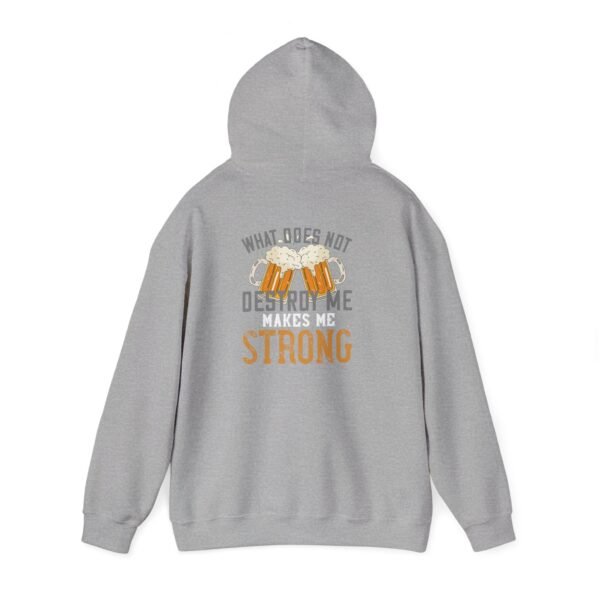 Strength Motivational Hoodie - Men Heavy Blend Sweatshirt, Funny Apparel, Casual Comfort, Comfort Level