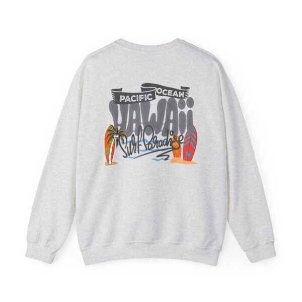 Hawaii Beach Vintage Unisex Crewneck Sweatshirt – Cozy Pullover for Surf Lovers, Travel Days & Casual Island Vibes – Retro Graphic Design