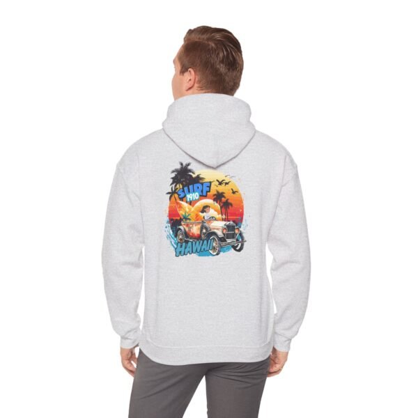 Surfing in Hawaii Hoodie, Beach Vibes Sweatshirt, Unisex Casual Wear, Summer Gift, Vacation Essentials