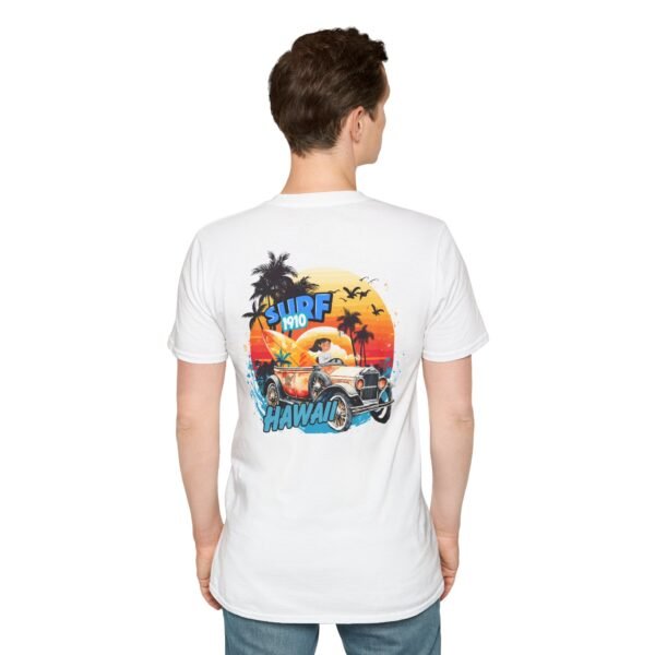 Hawaiian Surf T-Shirt, Vintage Surf Tee, Unisex Beach Wear, Summer Vibes, Retro Vacation Shirt, Perfect for Parties, Gifts