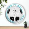 Soccer Wall Clock, Sports Decor, Argentina Fan Gift, Home Office Timepiece, Soccer Decor, Unique Wall Art
