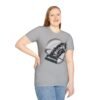 Motorcycle Graphic Tee, Unisex Softstyle T-Shirt, Biker Gift,  Cool Casual Wear, Spinning Station Shirt, Motorcycle Lovers Gift