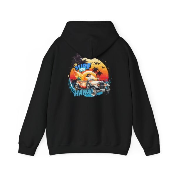 Surfing in Hawaii Hoodie, Beach Vibes Sweatshirt, Unisex Casual Wear, Summer Gift, Vacation Essentials