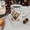 Pet Lover's Ceramic Coffee Mug 11oz / 15oz, Cat & Dog Charming Ceramic Coffee Mug
