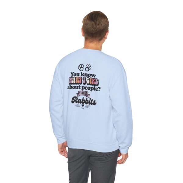Rabbit Lovers Unisex Crewneck Sweatshirt, Funny Animal Apparel, Gift for Pet Owners, Cozy Sweatshirt, Perfect for All Seasons, Casual Wear