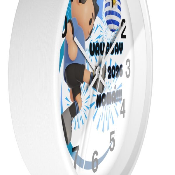 Uruguay Soccer Wall Clock | 2026 World Cup Decor, Sports Gift, Soccer Fan, Unique Home Decor, Soccer Lover Gift