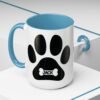 Personalized Coffee Mug, Dog Lover Gift, Personalized Pet Mug, Animal Lover Cup, Cute Paw Design Coffee Cup
