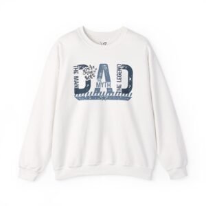 Fashion Dad Crewneck Sweatshirt, Father's Day Gift, Gift for Him, Casual Wear, Men Sweatshirt