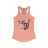 Playful Cat Racerback Tank - If I Fits I Sits, Gift for Cat Lovers, Funny Summer Top, Cute Pet Shirt