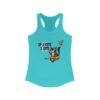 Playful Cat Racerback Tank - If I Fits I Sits, Gift for Cat Lovers, Funny Summer Top, Cute Pet Shirt