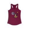 Playful Cat Racerback Tank - If I Fits I Sits, Gift for Cat Lovers, Funny Summer Top, Cute Pet Shirt