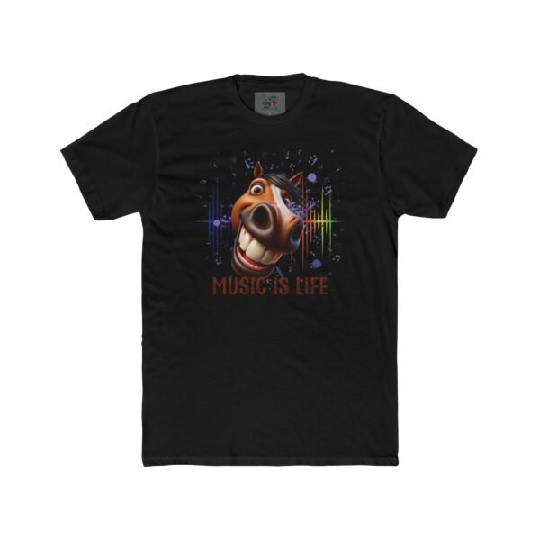 2738202590140841143_2048.jpeg Unisex Music Is Life Tee - Fun Graphic, Gift for Music Lovers, Festival Wear