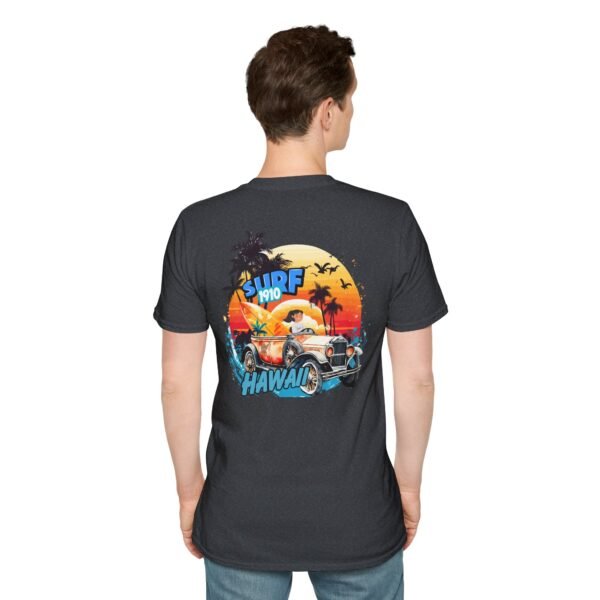Hawaiian Surf T-Shirt, Vintage Surf Tee, Unisex Beach Wear, Summer Vibes, Retro Vacation Shirt, Perfect for Parties, Gifts