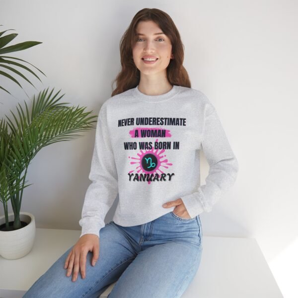 Personalized Woman Zodiac Sweatshirt, Birthday Gift, Inspirational Gift