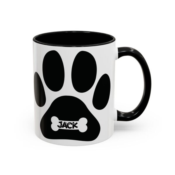 Personalized Coffee Mug, Dog Lover Gift, Personalized Pet Mug, Animal Lover Cup, Cute Paw Design Coffee Cup
