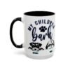 Personalized Dog Lover's Accent Coffee Mug with Cute Pup Design, Pet Owner Gift, Birthday Gift for Dog Moms, Dog Dad Coffee Cup