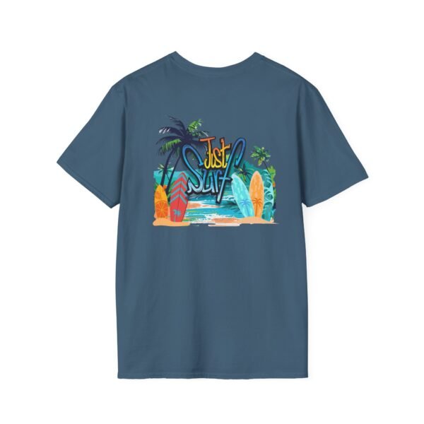 3446201635672006013_2048.jpeg Beach T-Shirt- Just Surf, Summer Style, Casual Wear, Surfing Gift, Unisex Apparel