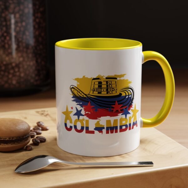 3479840361628253876_2048.jpeg Colombian Pride Coffee Mug, Accent Mug, Present for Coffee Lovers, Travel Souvenir 11/15 oz