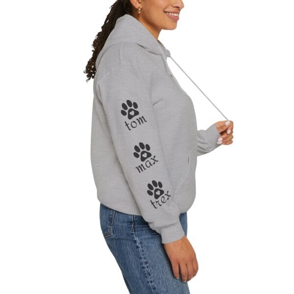 Personalized Mom Cozy Dog Lover Hoodie, Pet Owner Gift, Dog Mom Hoodie, Animal Lover Sweatshirt