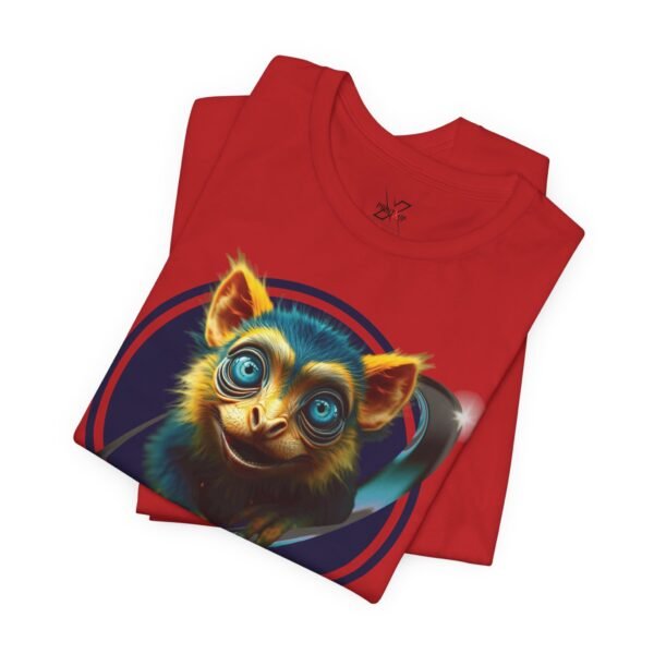 Fun Unisex Jersey Short Sleeve T-Shirt with Whimsical Creature Design, Casual Tee, Birthday Present