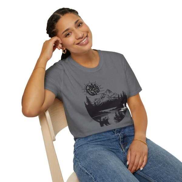 Nature-Inspired Graphic Tee- Adventure Awaits, Casual Unisex, Nature Lover Gift, Outdoor T-Shirt