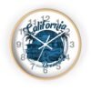 California Dreamin' Wall Clock - Coastal Decor, Home Office, Nautical Vibes, Gift for Beach Lovers, Unique Timepiece