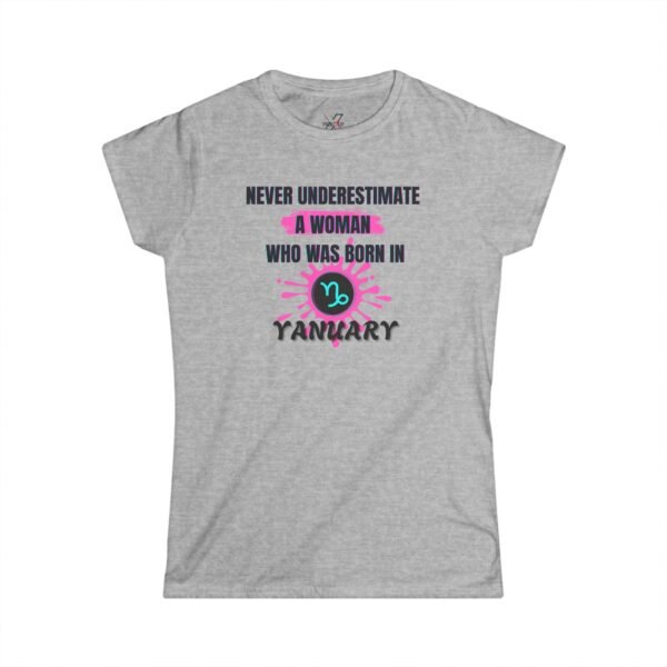 Personalized Women's Birthday Tee, Gift for January Birthdays, Women Empowerment Tee, Birthday Celebration Tee