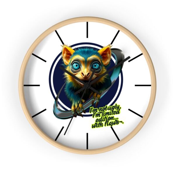 Whimsical Limited Edition Wall Clock, Fun Decor for Kids Room, Unique Gift for Birthdays, Quirky Home Accent, Animal Lovers Decor