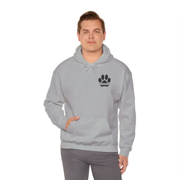 4079355512090409955_2048.jpeg Funny Dog Lover Unisex Hoodie Printed Front and Back, Gift for Dog Lovers, Cozy Dog Hair Hoody, Animal Lover Clothing