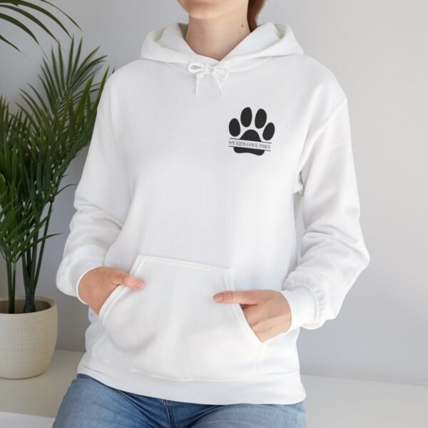 4114260054371356700_2048.jpeg Funny Dog Lover Unisex Hoodie Printed Front and Back, Gift for Dog Lovers, Cozy Dog Hair Hoody, Animal Lover Clothing