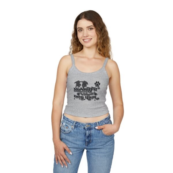 Personalized Women's Spaghetti Strap Tank Top - Perfect for Pet Lovers, Casual Wear, Gifts, Summer Outfits, Dog Owners