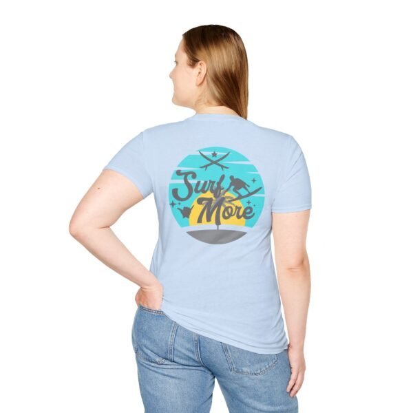 Surf T-Shirt for Beach Lovers | Unisex Softstyle Tee, Summer Vibes, Casual Wear, Surfing Gift, Beach Day Apparel