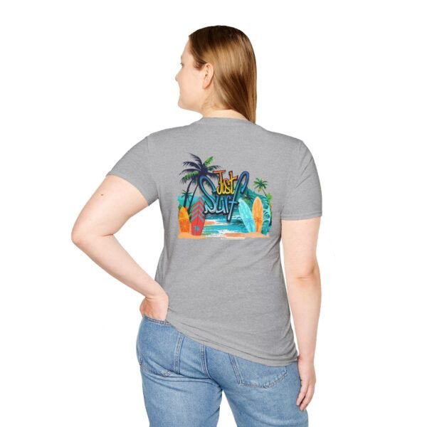 4306273895667327495_2048.jpeg Beach T-Shirt- Just Surf, Summer Style, Casual Wear, Surfing Gift, Unisex Apparel