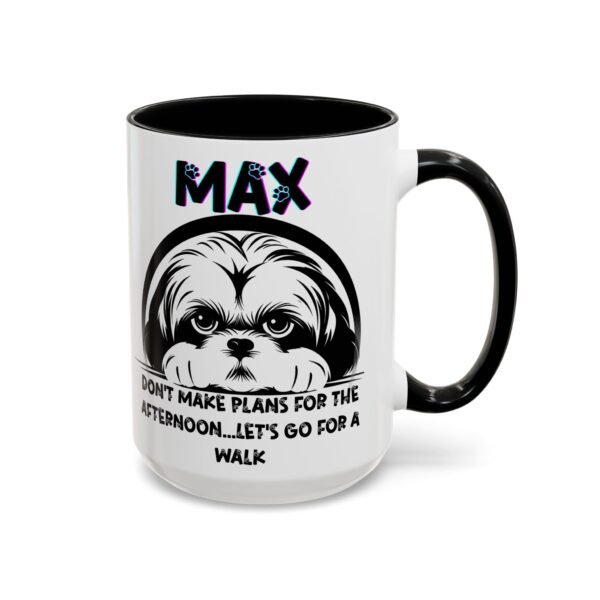 Personalized Coffee Mug 11/15oz Funny Dog Lover Gift, Pet Owner Mug, Cute Coffee Cup, Dog Walk Reminder