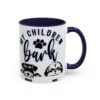 Personalized Dog Lover's Accent Coffee Mug with Cute Pup Design, Pet Owner Gift, Birthday Gift for Dog Moms, Dog Dad Coffee Cup