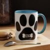 Personalized Coffee Mug, Dog Lover Gift, Personalized Pet Mug, Animal Lover Cup, Cute Paw Design Coffee Cup