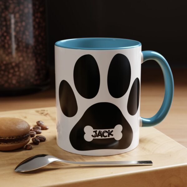 Personalized Coffee Mug, Dog Lover Gift, Personalized Pet Mug, Animal Lover Cup, Cute Paw Design Coffee Cup