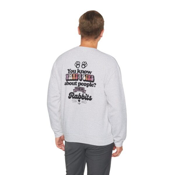 Rabbit Lovers Unisex Crewneck Sweatshirt, Funny Animal Apparel, Gift for Pet Owners, Cozy Sweatshirt, Perfect for All Seasons, Casual Wear