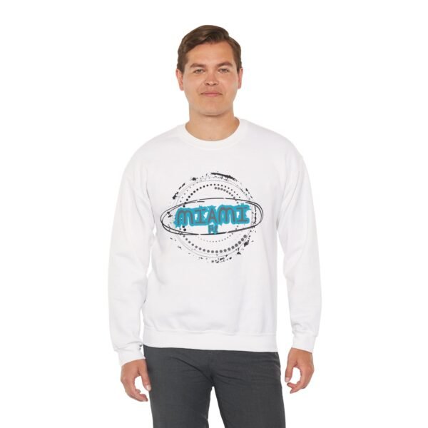 4581177782277614208_2048.jpeg Personalized Miami Graphic Crewneck Sweatshirt Cozy Unisex Pullover Perfect for Casual Outings, Travel, Beach Days