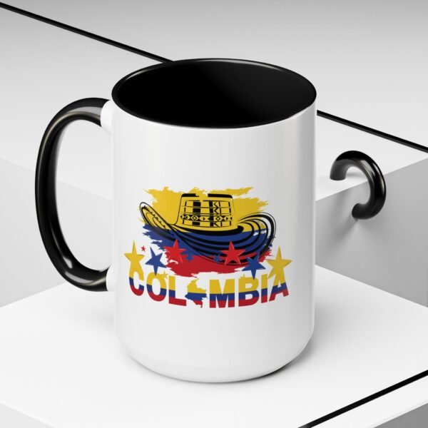 4584214948189231607_2048.jpeg Colombian Pride Coffee Mug, Accent Mug, Present for Coffee Lovers, Travel Souvenir 11/15 oz
