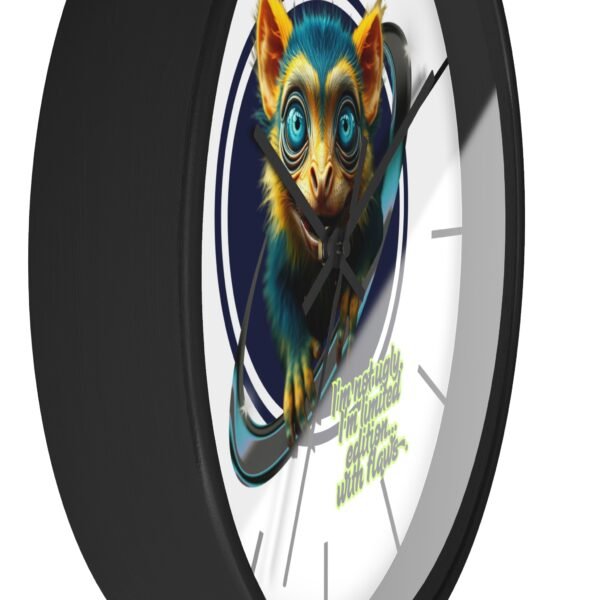 Whimsical Limited Edition Wall Clock, Fun Decor for Kids Room, Unique Gift for Birthdays, Quirky Home Accent, Animal Lovers Decor