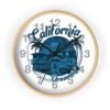 California Dreamin' Wall Clock - Coastal Decor, Home Office, Nautical Vibes, Gift for Beach Lovers, Unique Timepiece