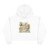 Happy Easter Crop Hoodie