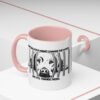 Adopt Don't Shop Coffee Mug - Black Accent Mug for Dog Lovers, Animal Rescue Gift, Pet Adoption Encouragement
