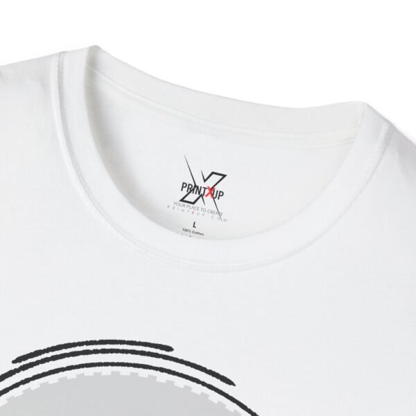 Motorcycle Graphic Tee, Unisex Softstyle T-Shirt, Biker Gift,  Cool Casual Wear, Spinning Station Shirt, Motorcycle Lovers Gift