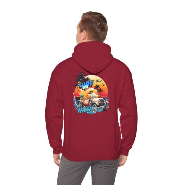 Surfing in Hawaii Hoodie, Beach Vibes Sweatshirt, Unisex Casual Wear, Summer Gift, Vacation Essentials