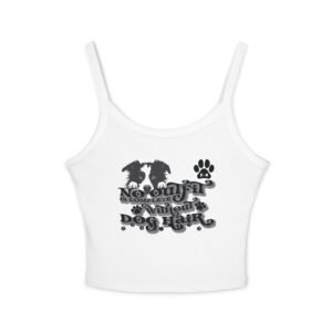 Personalized Women's Spaghetti Strap Tank Top - Perfect for Pet Lovers, Casual Wear, Gifts, Summer Outfits, Dog Owners