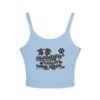 Personalized Women's Spaghetti Strap Tank Top - Perfect for Pet Lovers, Casual Wear, Gifts, Summer Outfits, Dog Owners