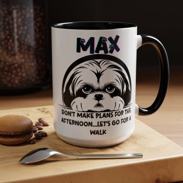 Personalized Coffee Mug 11/15oz Funny Dog Lover Gift, Pet Owner Mug, Cute Coffee Cup, Dog Walk Reminder